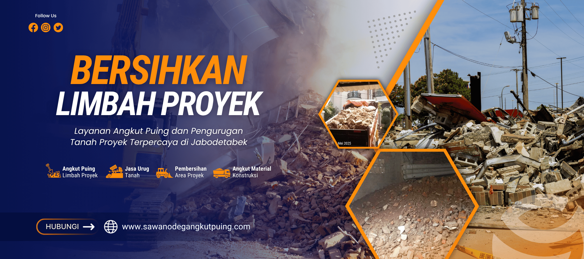 Jasa Angkut Puing Limbah Proyek dan Pengurugan Jakarta, Cepat dan Terpercaya!